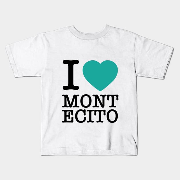 I "heart" montecito Kids T-Shirt by hamiltonarts